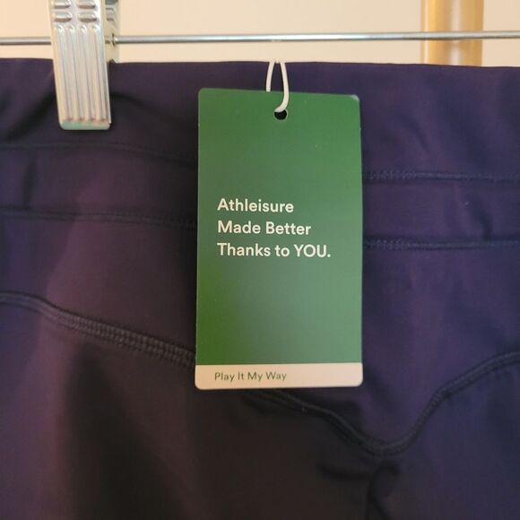 HALARA Softlyzero Plush High Waisted Drawstring Side Pocket Navy Blue Joggers - Picture 14 of 14